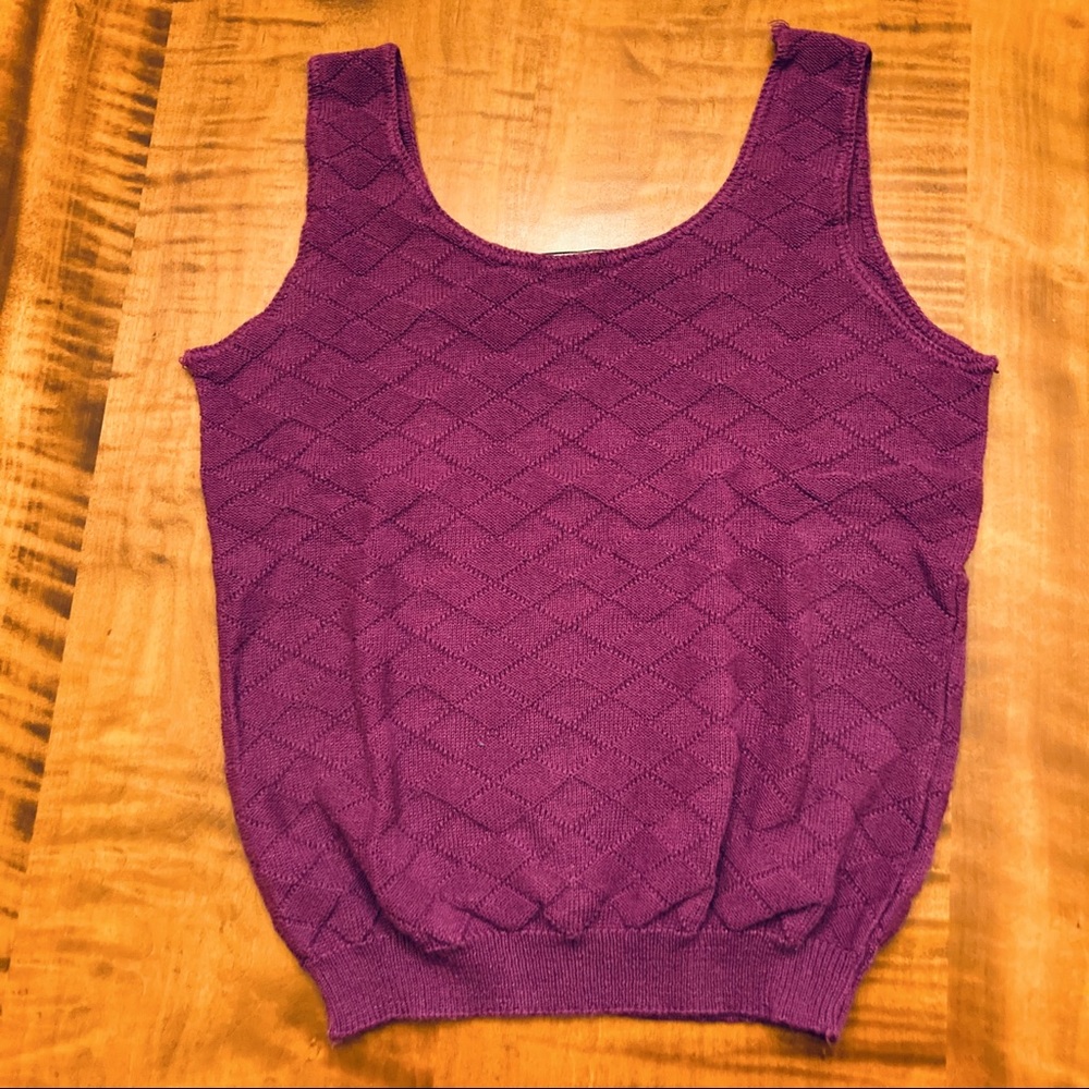 Alain Manoukian S M Woven Tank Top